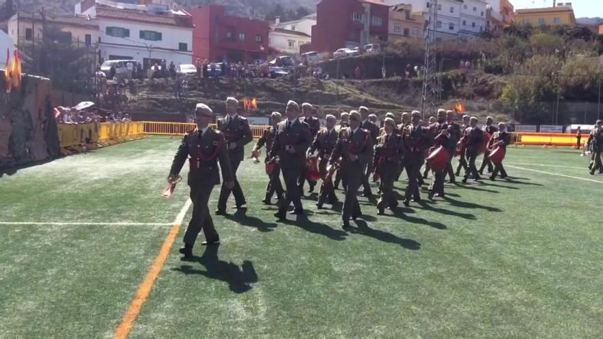 Acto de juramento de bandera organizado por el Mando de Canarias. San Mateo