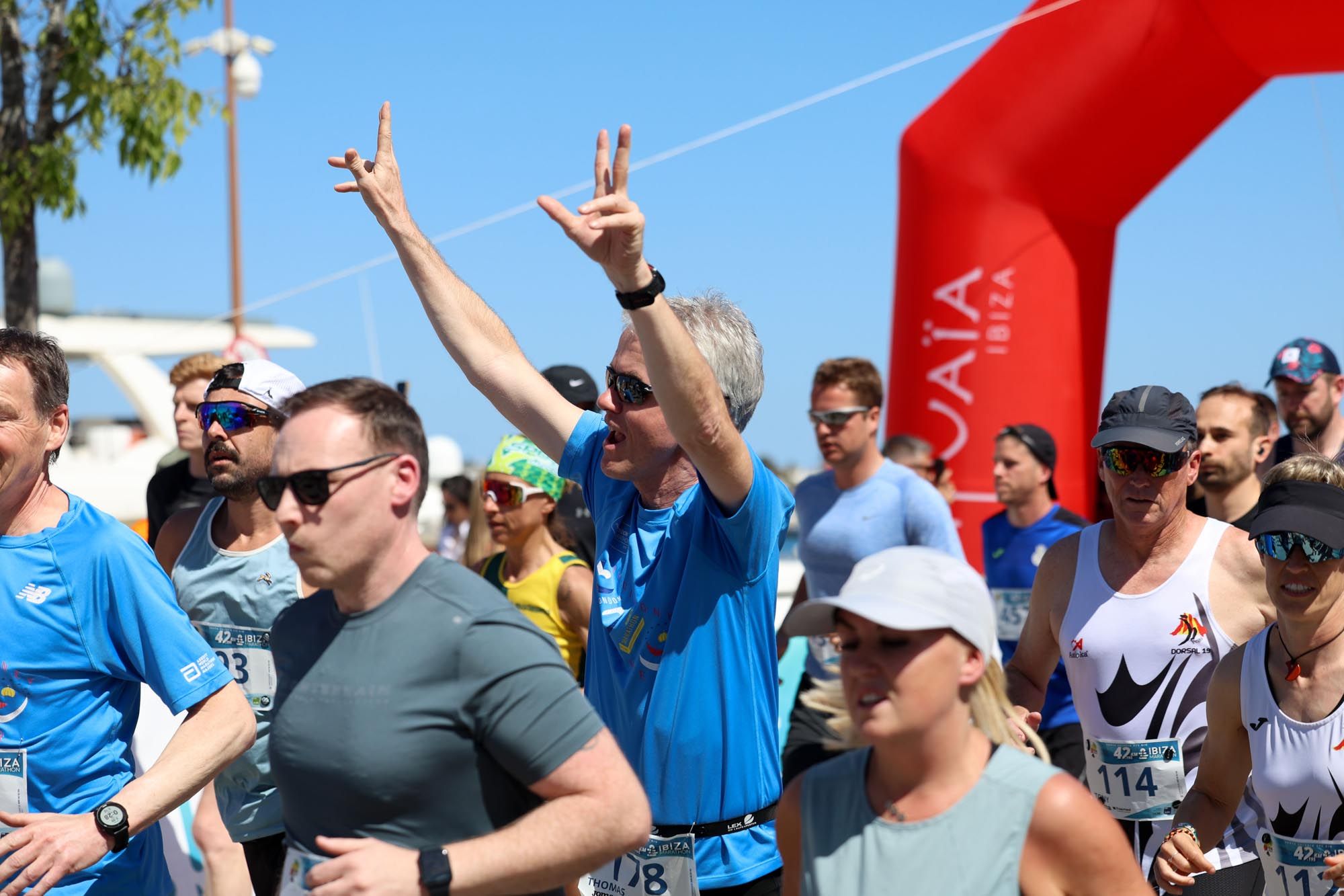 El Santa Eulària Ibiza Marathon, en imágenes