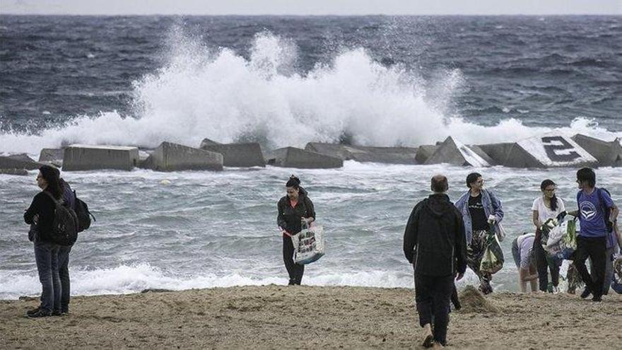 El temporal amenaza el litoral mediterráneo