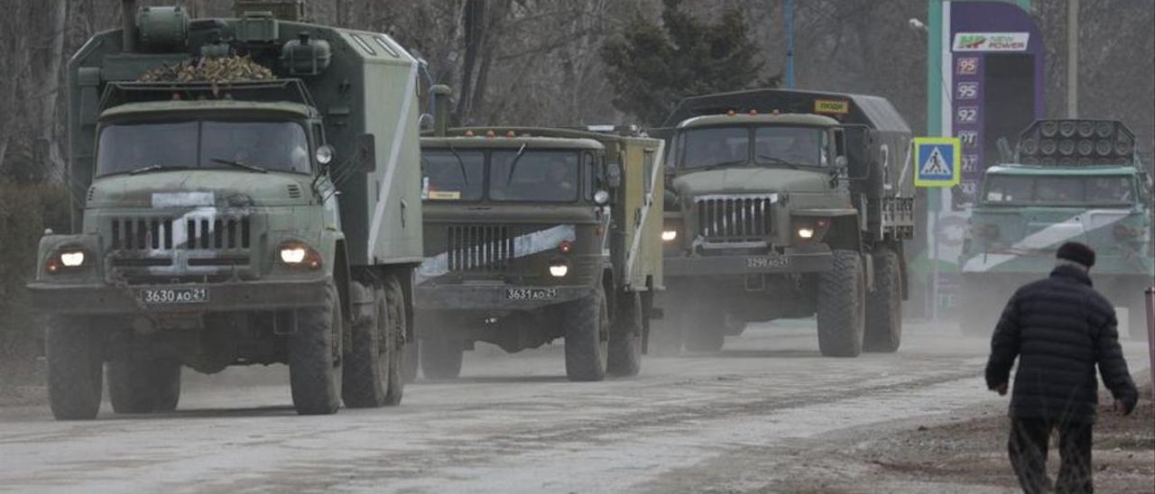 Fuerzas militarers en Ucrania.