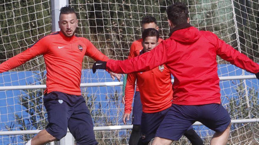 Ghilas, en un entrenamiento en Buñol