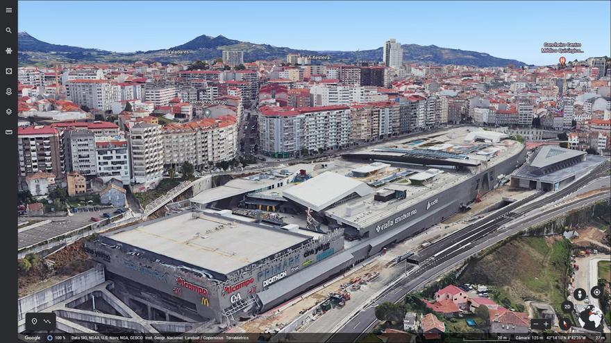 Una ciudad que cambia a vista de pájaro: así es Vigo en la última actualización de Google Maps