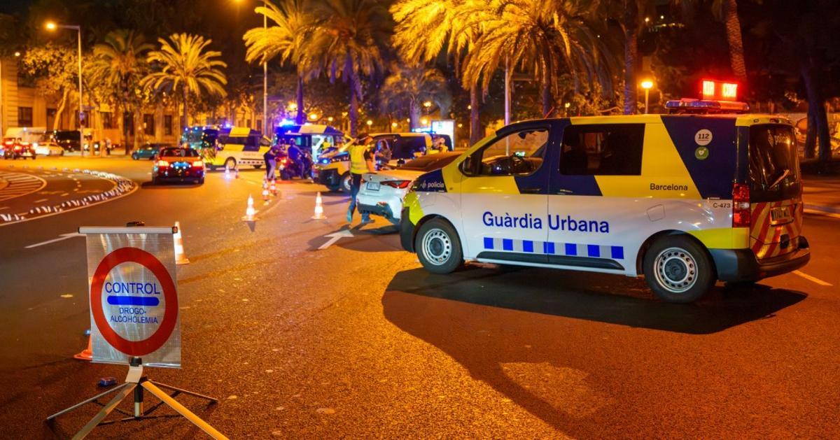 Control de alcoholemia de la Guardia Urbana