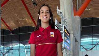 Natalia Muñoz, olímpica con 15 años: "Me ha costado sacarme cuarto de la ESO, ¡pero lo conseguí!"
