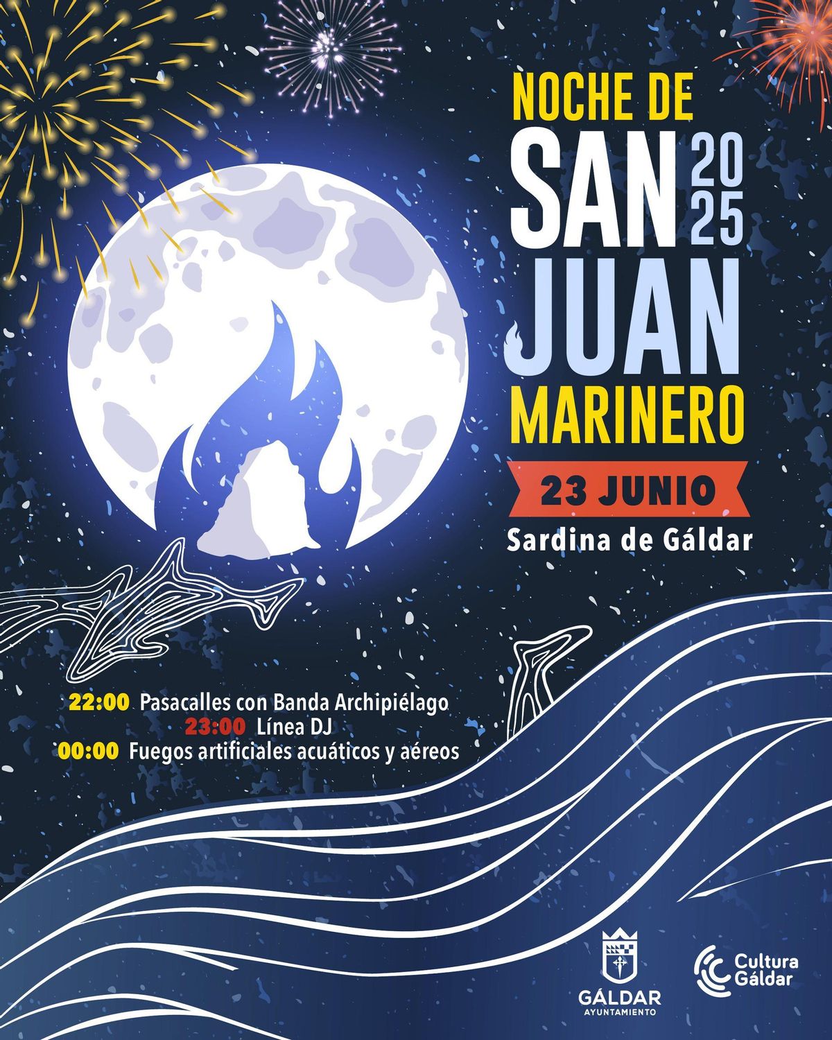 Cartel Noche de San Juan Marinero