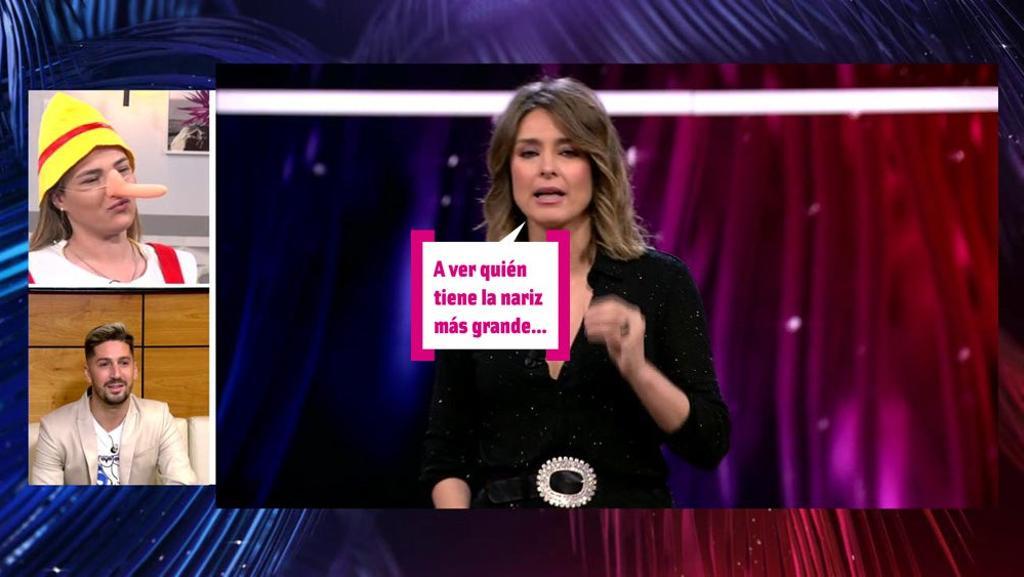 Sandra Barneda, en plató con Lester y Marta Peñate