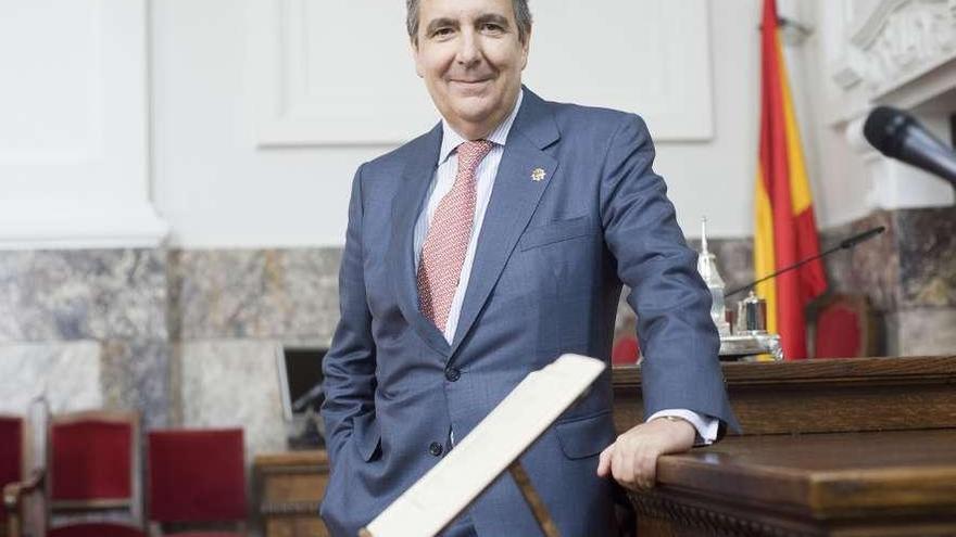 Juan Manuel Fernández, la pasada semana, en el Tribunal Superior de Xustiza de Galicia.  // 13fotos