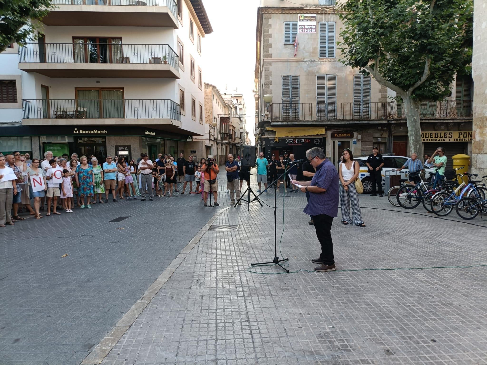 Las imágenes de la protesta de sa Pobla