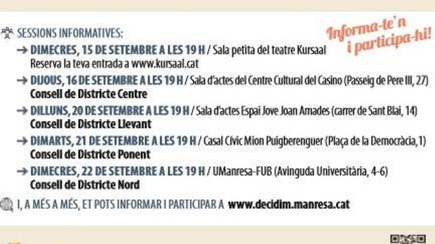 Les sessions informatives