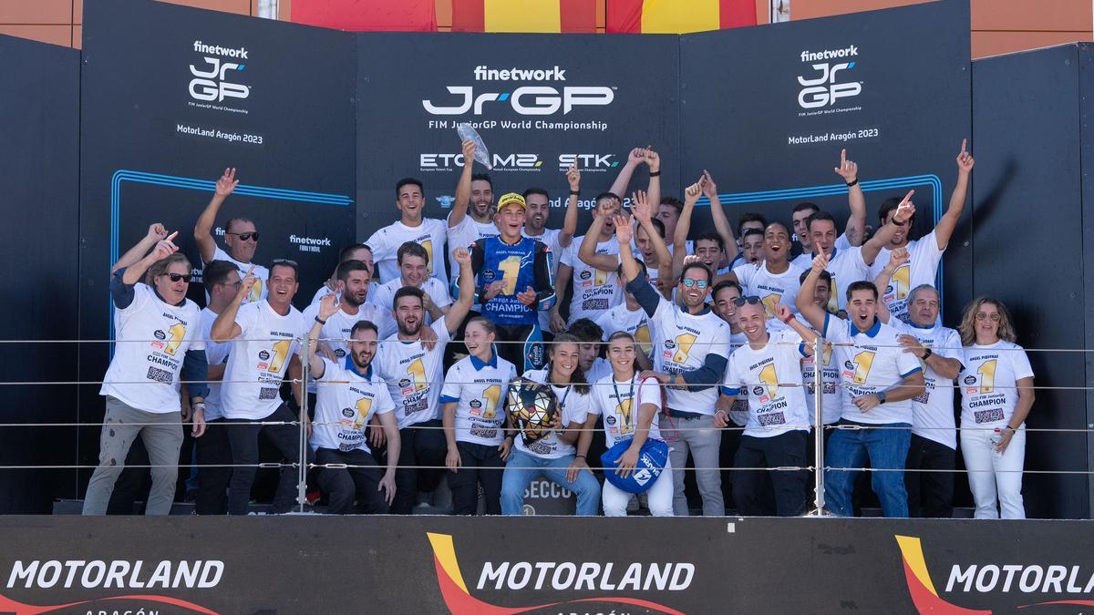 Ángel Piqueras, nuevo campeón del mundo del FIM JuniorGP™ con el Team Estrella Galicia 0,0