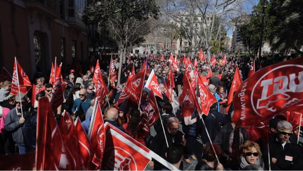 Manifestación en defensa de unas pensiones dignas