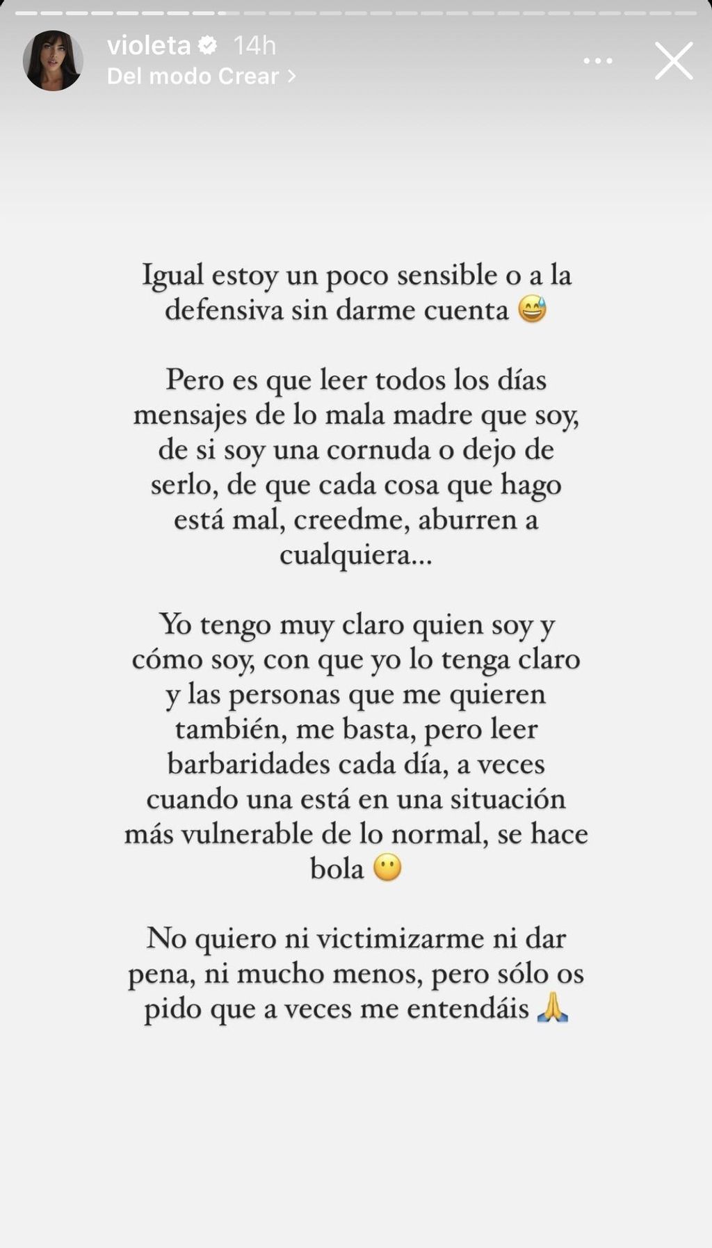 'stories' Violeta