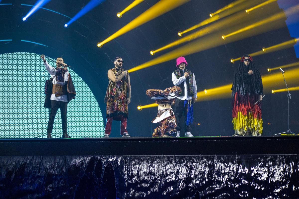 Kalush Orchestra, representantes de Ucrania en el Festival de Eurovisión 2022.