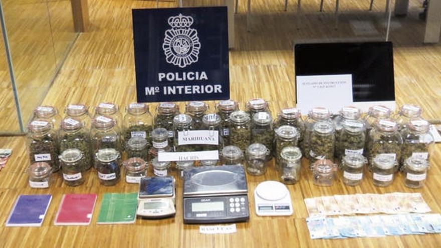 Diez detenidos vinculados con asociaciones cannábicas de Vigo por venta de droga