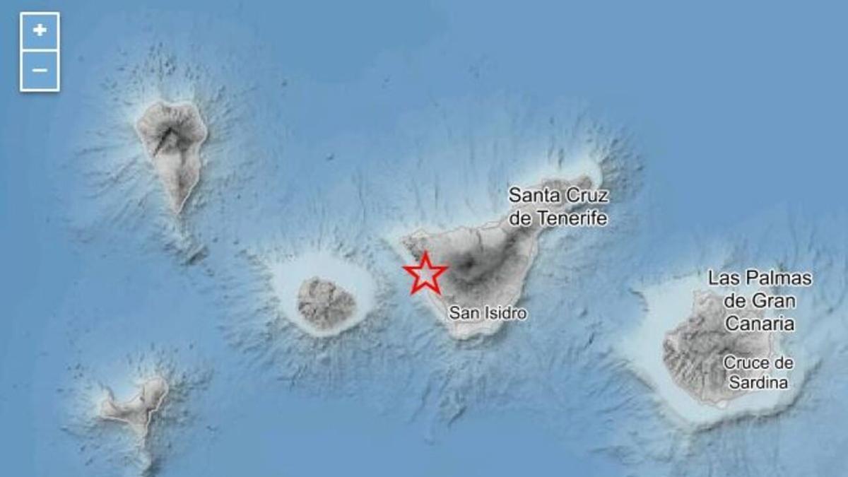 Terremoto en Guía de Isora, en Tenerife, este jueves, 2 de julio de 2026.