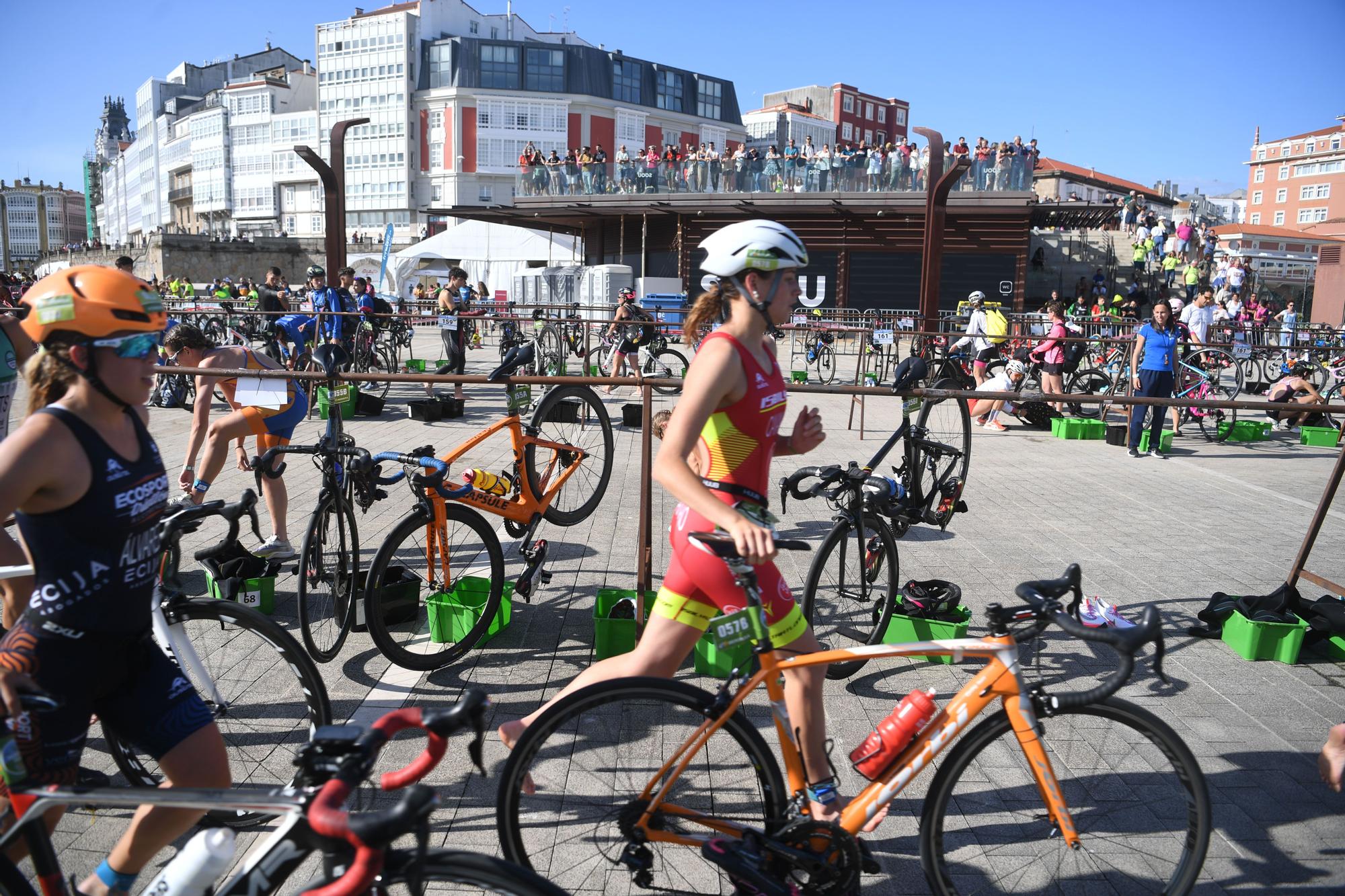 Campeonato de España de clubes de triatlón celebrado en A Coruña