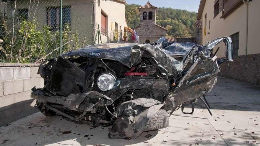 Mueren los cuatro jóvenes ocupantes de un todoterreno en un accidente en Girona