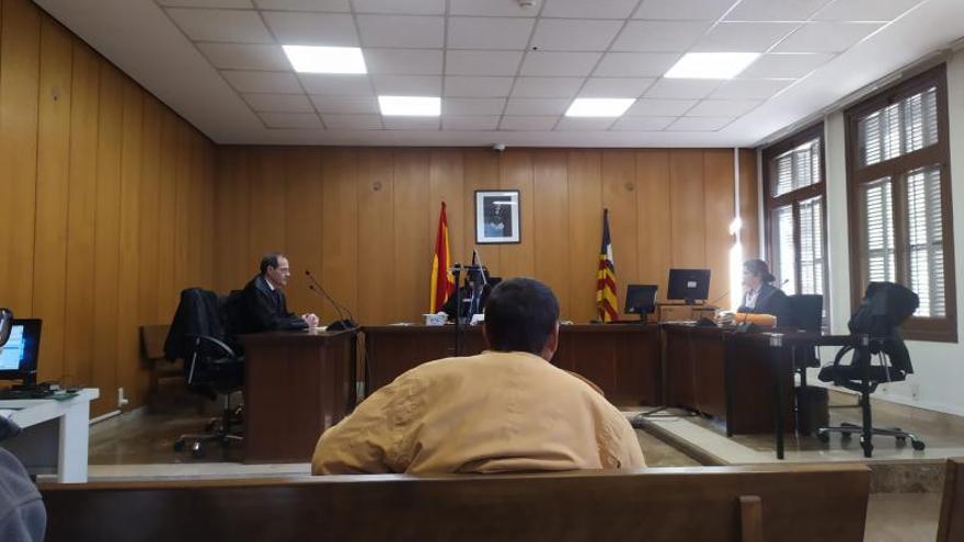 ‘El Piraña’, durante su último juicio celebrado a finales de enero en un juzgado de Palma.