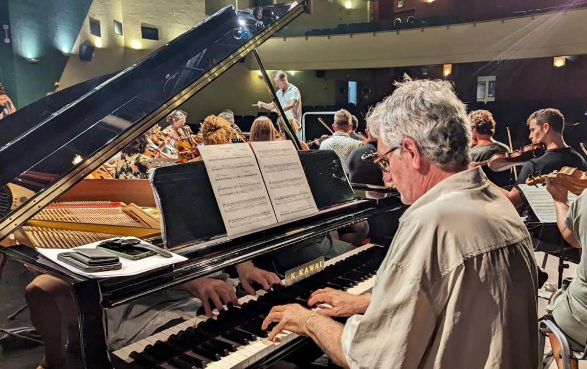 Ensayo del concierto del sábado "Música de cine Made in Spain" del festival Sonafilm