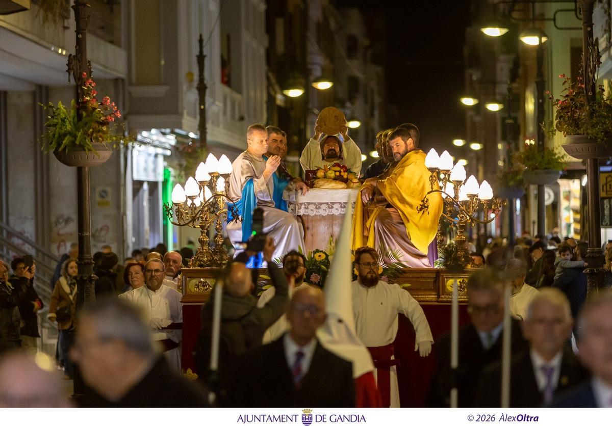 La Hermandat de la Santa Cena de Gandia conmemora su 50 aniversario