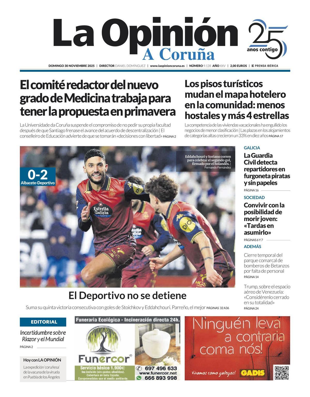 Jornada 16, 30 de noviembre: Albacete 0-2 Deportivo Jornada 16, 30 de noviembre: Albacete 0-2 Deportivo