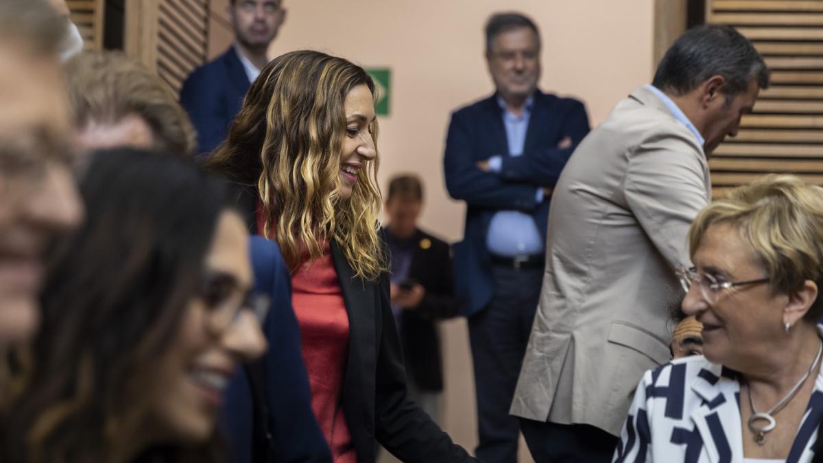 La nueva consellera, Isaura Navarro, que sustituyó a Mireia Mollà hace días