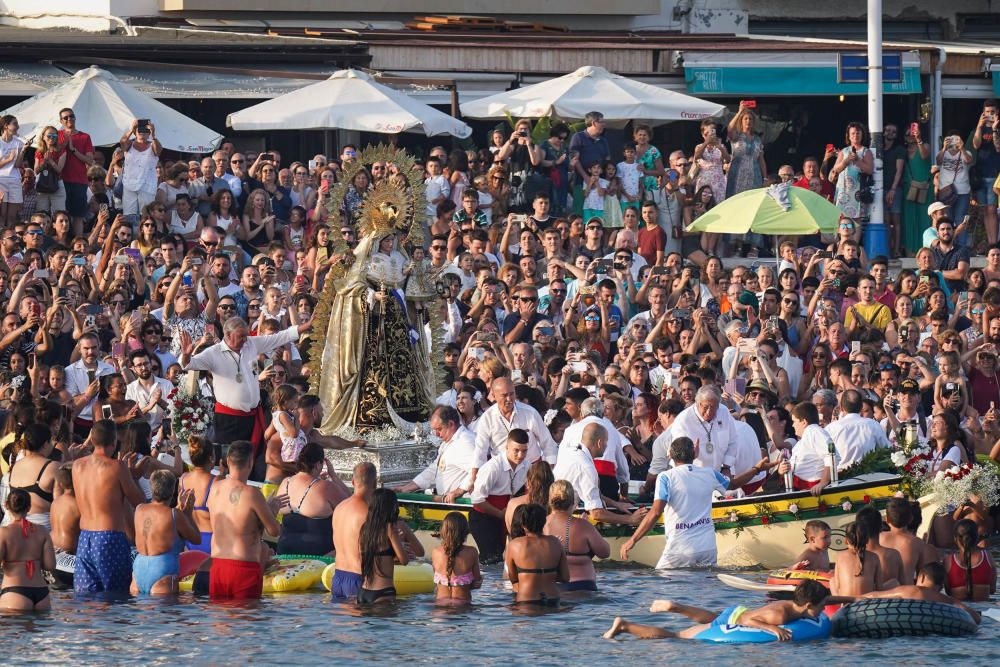 La Virgen del Carmen, en Pedregalejo