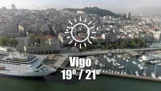 El tiempo en Vigo: previsión meteorológica para hoy, miércoles 15 de julio