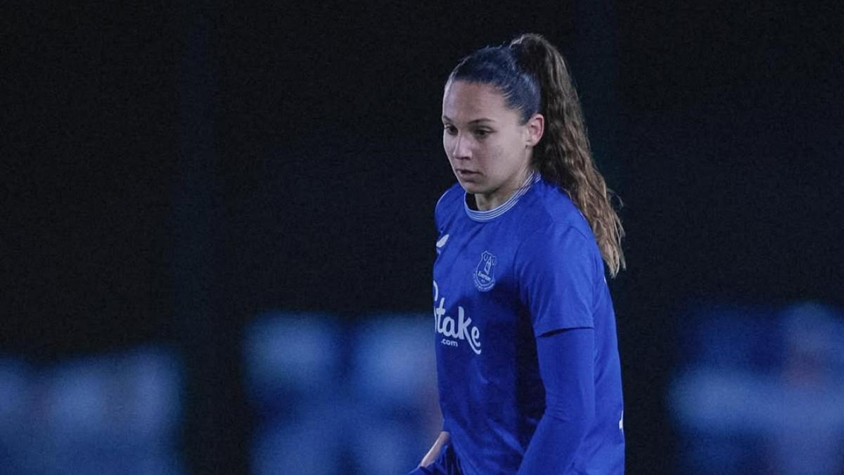 Martina Fernández en el Everton