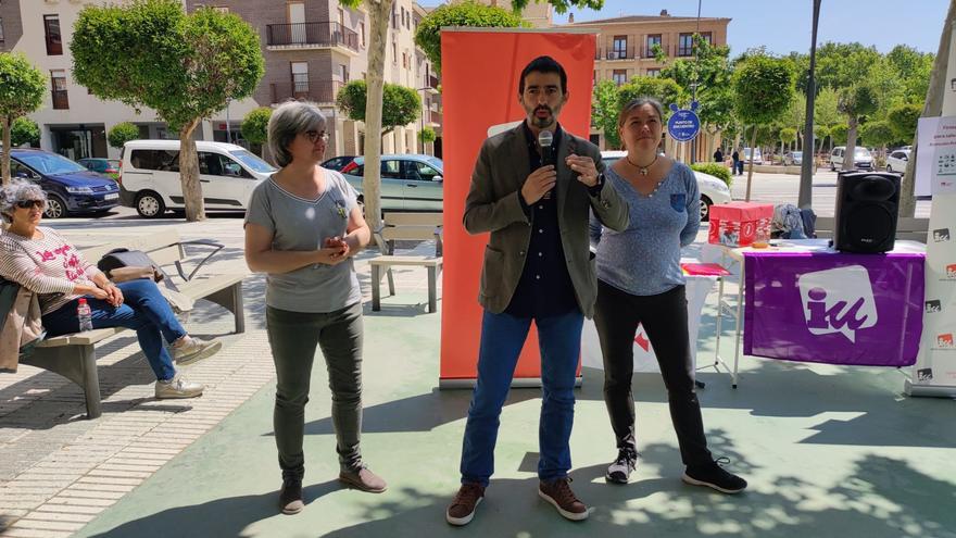 Acto de IU en Ejea de los Caballeros.