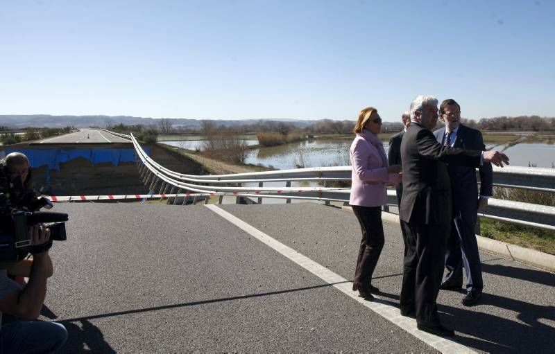 Fotogalería de la visita de Rajoy a la ribera del Ebro