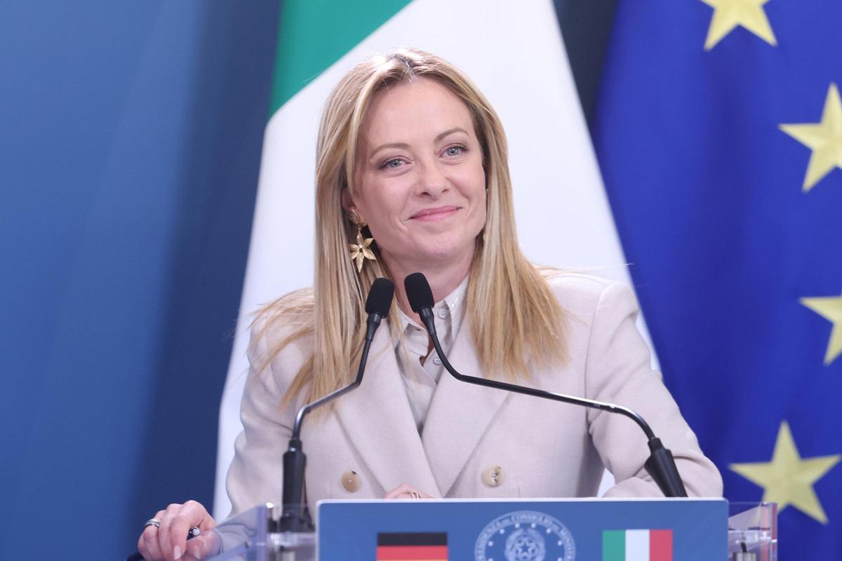 La primera ministra de Italia, Giorgia Meloni, en una imagen de archivo.
