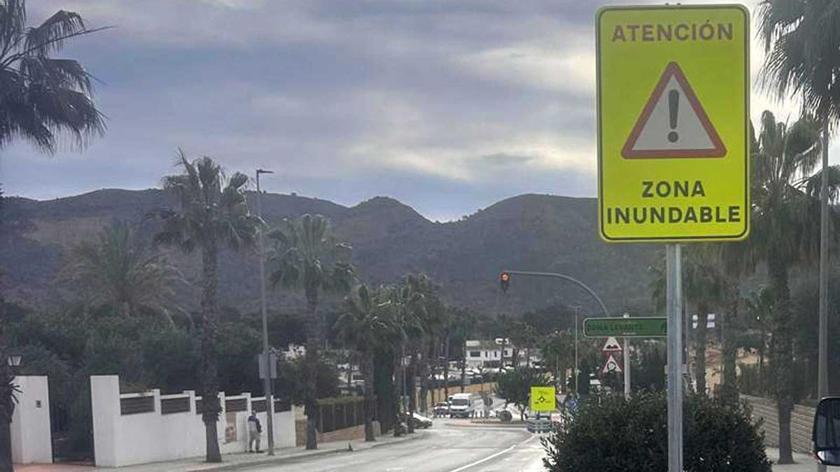 Uno de los puntos que el Ayuntamiento ha señalizado en Benidorm.