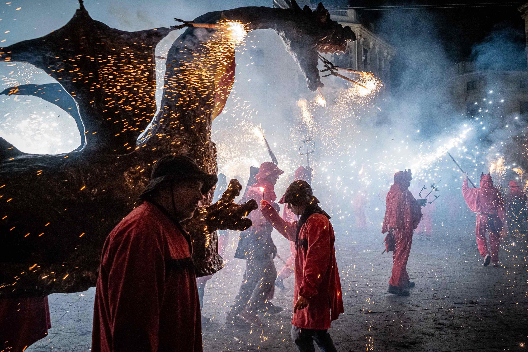 Troba't a les fotos de la Mostra del Correfoc 2023