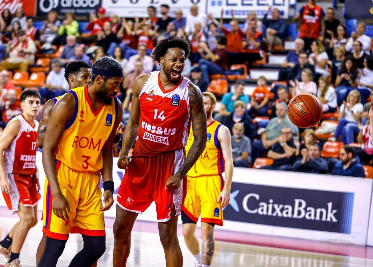 Manresa se impuso al BC Roma con comodidad