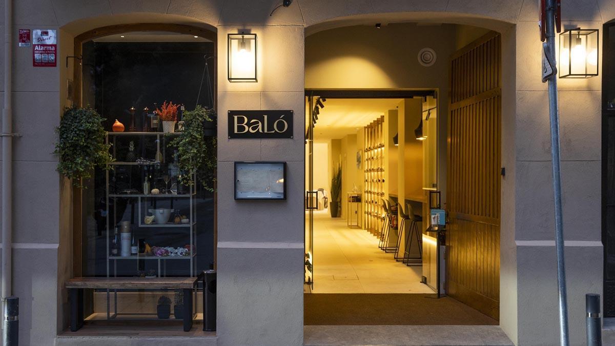 La entrada del restaurante Baló.