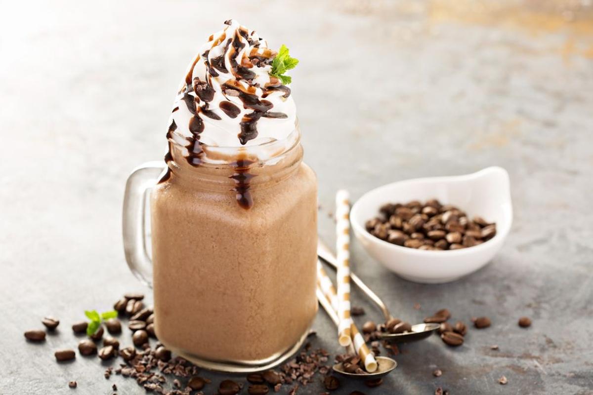 Frappuccino de chocolate.