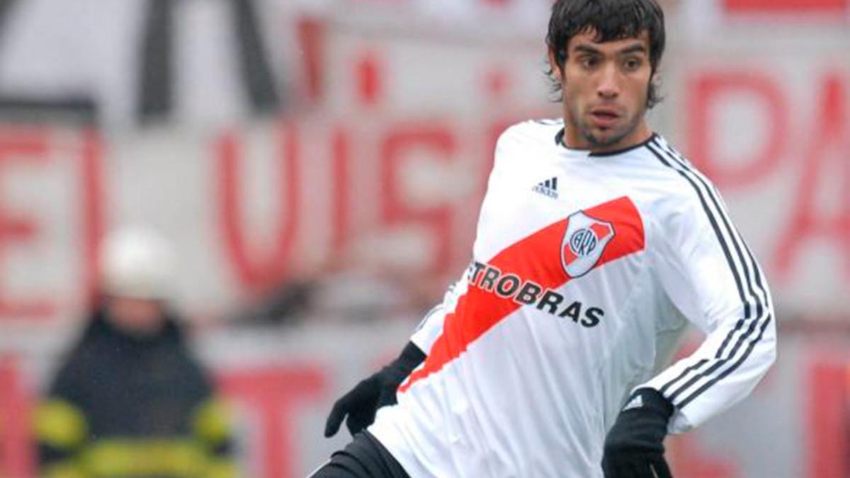 Augusto Fernández, durante sus inicios en River Plate