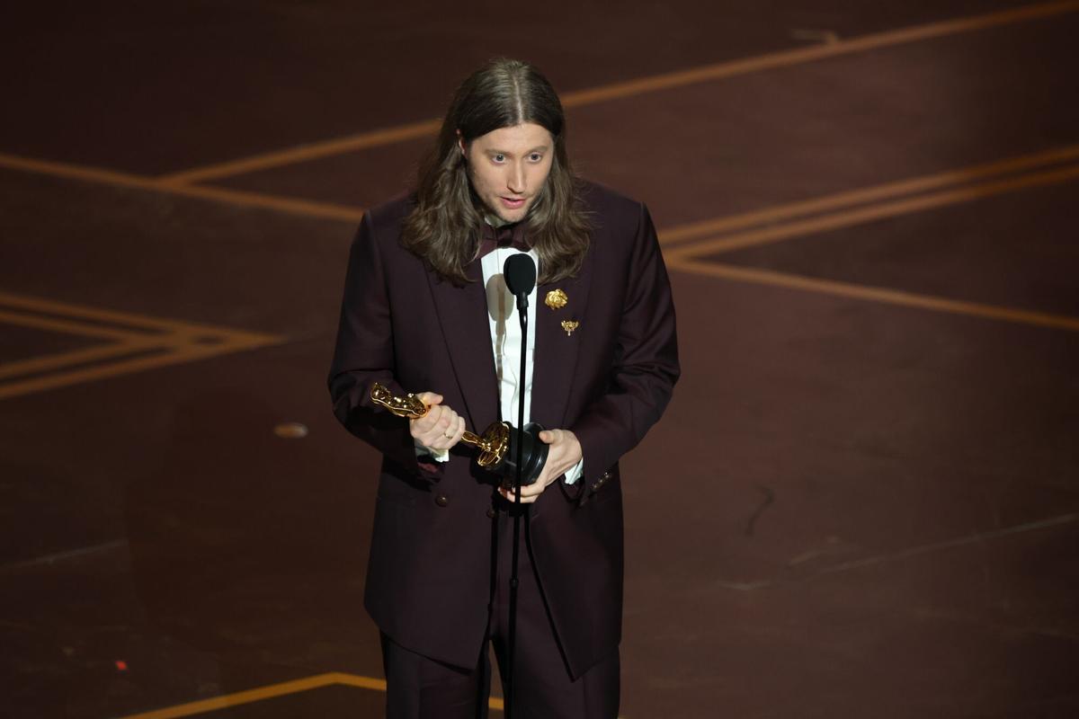 Ludwig Göransson, durante la gala de los premios Oscar.
