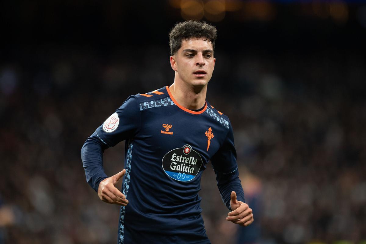 Partido de octavos de final de la Copa del Rey entre el Real Madrid y el Real Club Celta de Vigo, disputado en el estadio Santiago Bernabéu. Hugo Álvarez.. FUTBOL.