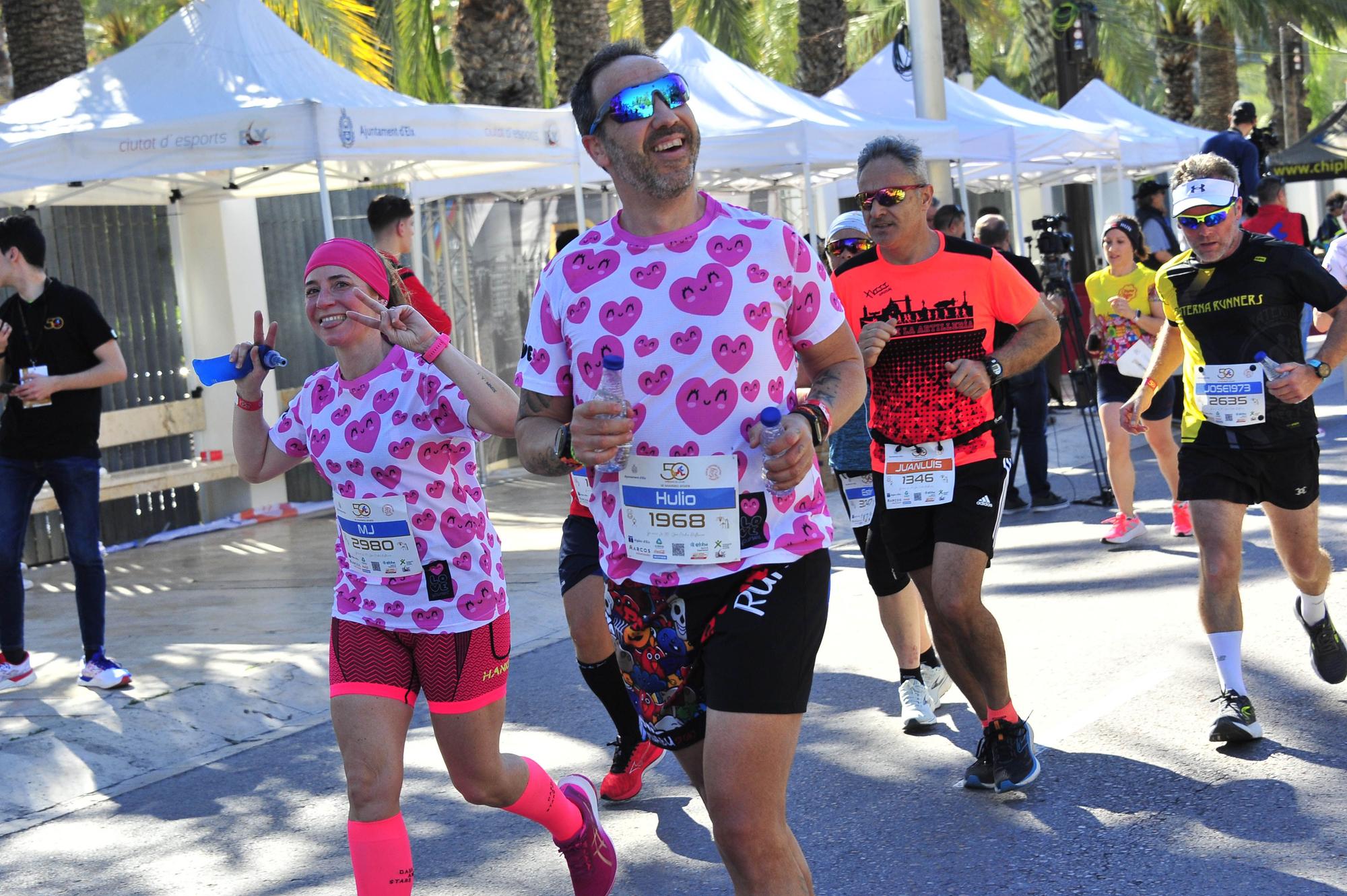 Un Medio Maratón de Elche marcado por el calor