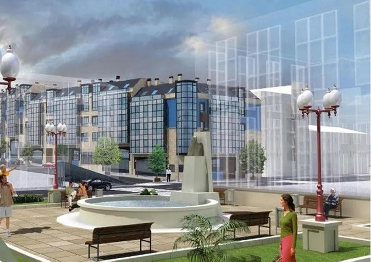 Infografía ofrecida por un portal inmobiliario sobre cómo quedaría el resultado.