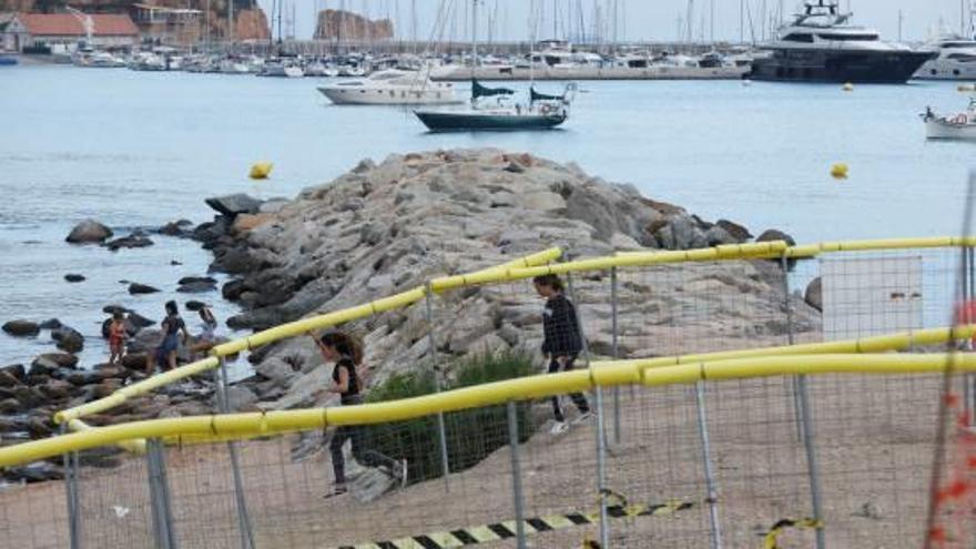 L&#039;espigó de Garbí, que es pavimentarà i es farà transitable i amb un mirador.