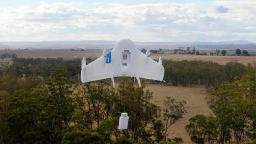 Google prueba drones  para el reparto de mercancías