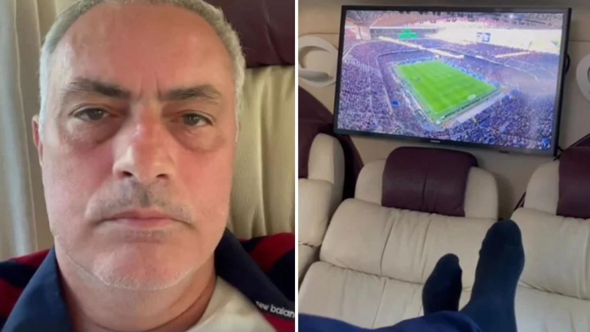 José Mourinho estuvo muy activo en las redes sociales durante el partido Inter-Roma
