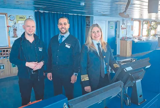 FOTOS | Distintos momentos de la travesía por parte de la tripulación del ‘Ciudad de Palma’