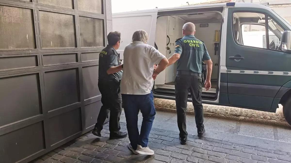 La Guardia Civil detiene al presunto aputor del apuñalamiento en un bar de Pozoblanco, en julio de 2024.