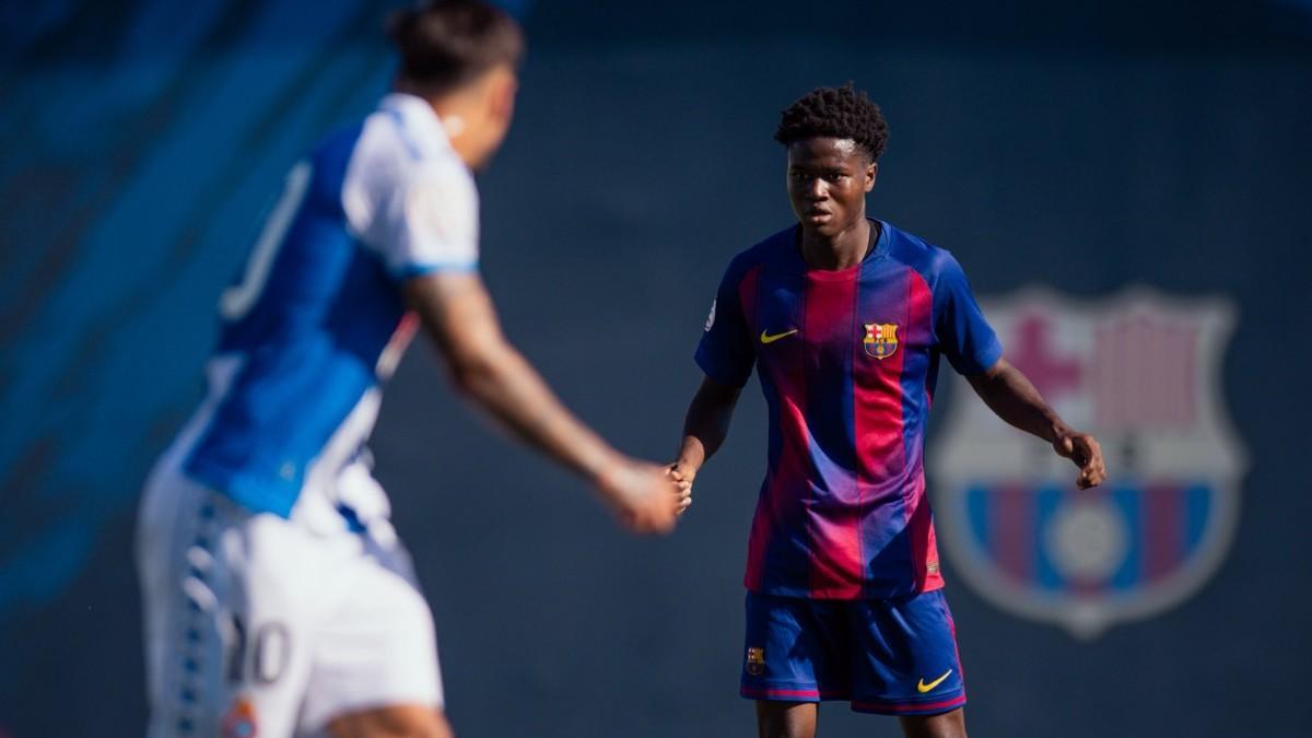 Baba marcó el 1-1 contra el Espanyol