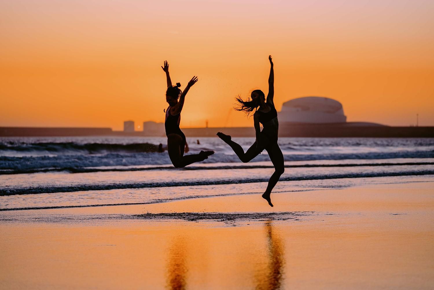 Puesta de sol en Matosinhos
