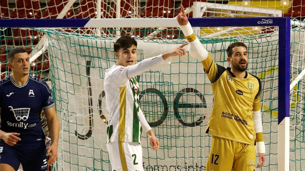 Hugo y Fabio, en uno de los encuentros disputados por el Córdoba Futsal en Vista Alegre.